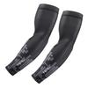 Eadali Arm UPF UV Sun Protection for Sports Summer Camouflage Black Covers, Cooling, Sweat-Wicking, Quick-Drying, Non-Slip, 50+ Protection,