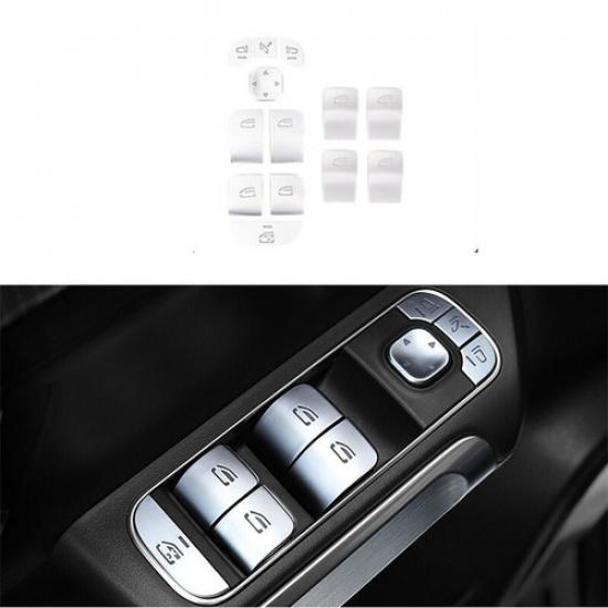 Car Door Window Lift Switch Button Cover For Benz A B GLA GLB W177 W247