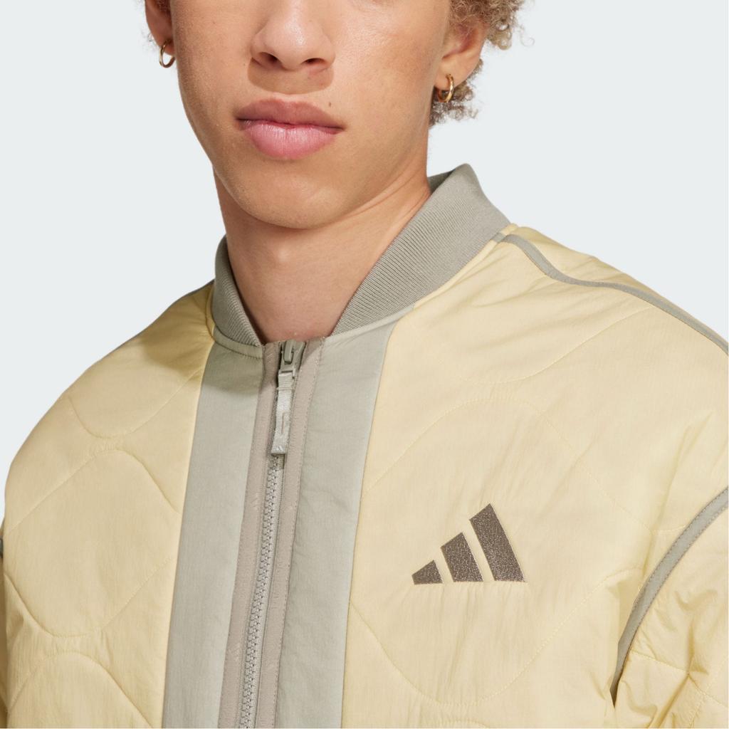 Adidas LIGHTWEIGHT PADDED Jackets & Coats Men's Sand Brown/Pebble Silv