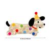 Acrylic Puppy Shape Hair Clips Cartoon Non-Slip Fringe Clips for Daily Home Office Outdoor