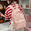 Schoolbag Trendy and Cool Star Backpack, Backpack for Junior High and High School Students, Lightweight and Stylish Large Capacity Korean Elementary