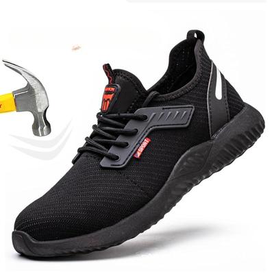 Zapatillas de trabajo Zapatos con punta de acero Zapatos de seguridad para hombres Zapatos de trabajo a prueba de pinchazos Botas Calzado indestructible Seguridad ligera