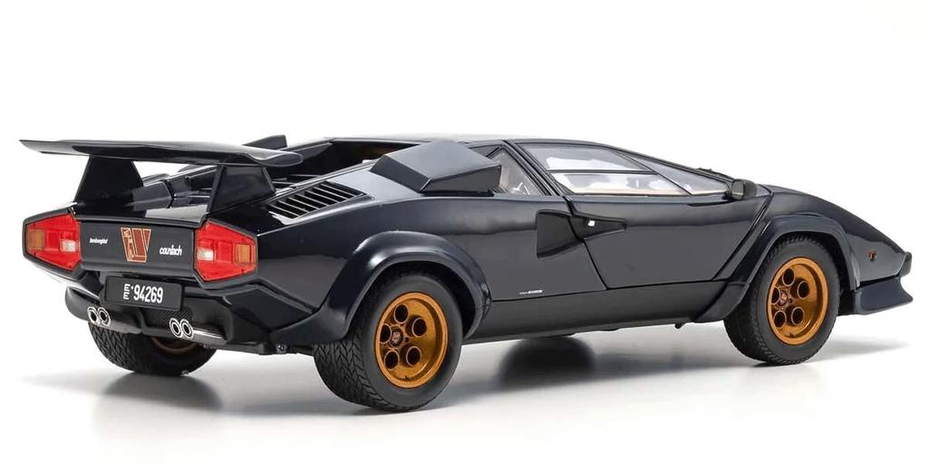Kyosho Original Lamborghini Countach Walter Wolf Tmavě modrý Hotový produkt 1/18