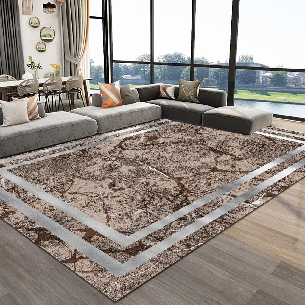 Europe Style Carpet for Living Room Abstract Sofa Table Side Area Rug Luxury Geometric Bedroom Decoration Rug Non Slip Floor Mat