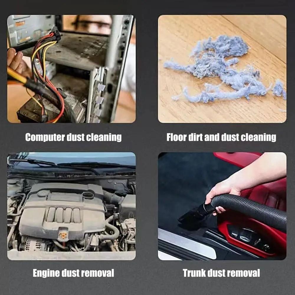 1400W Power Electric Air Blower 2 In1 Blowing Dust Collector Motorcycle Cleaner Car Cleaning