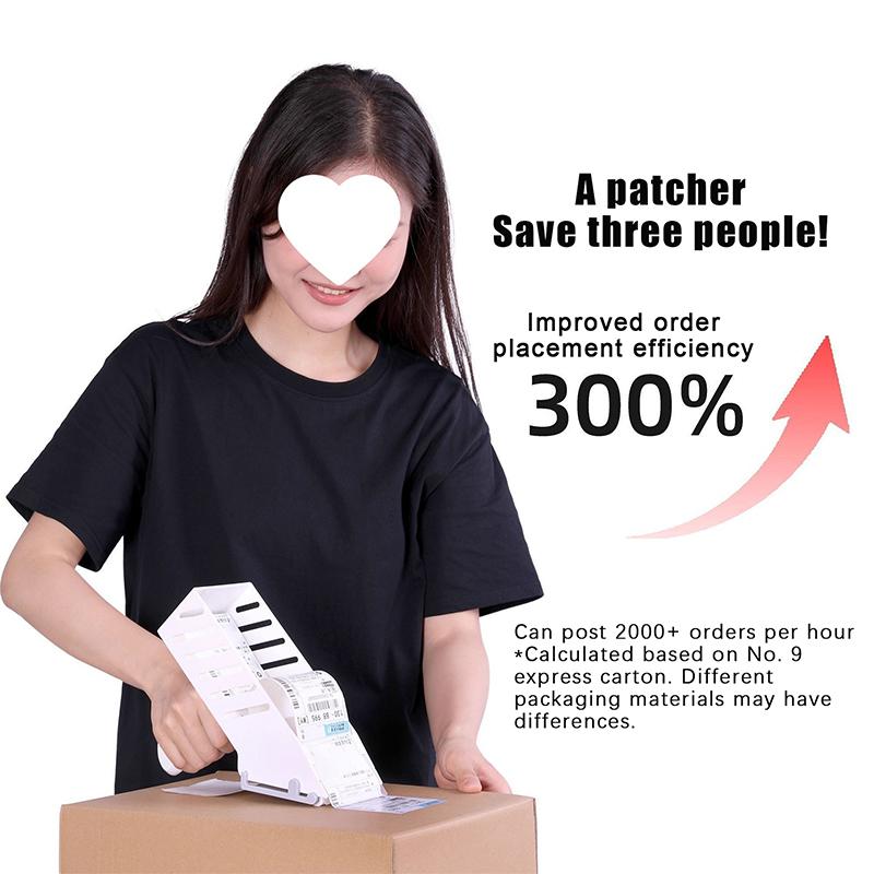 Efficient Label Applicator Handheld Label Applicator Lightweight Design Magnetic Roller Opening Easy To Use Label Applicator 1Pc