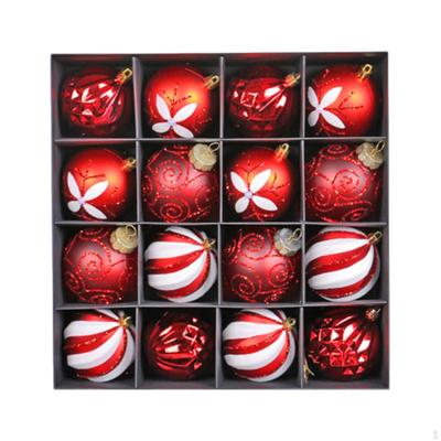16 X Hanging Christmas Baubles Decorations for Engagement Holiday