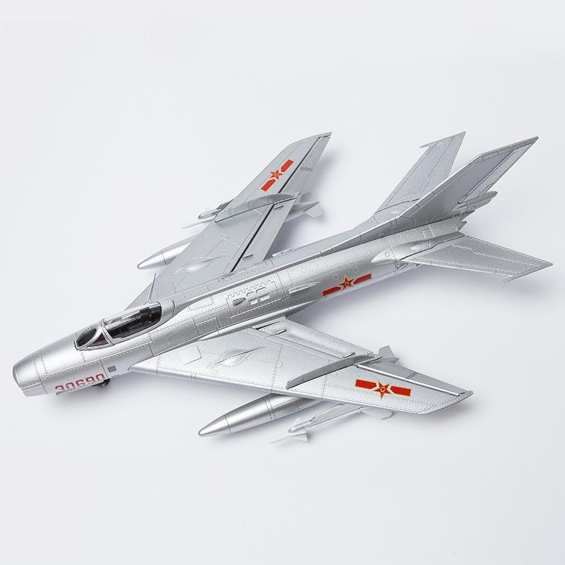 1:Модель истребителя J-6 из сплава, масштаб 1:48: Реалистичная модель самолета для домашнего декора и коллекции