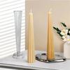 Lange Stange Gestreifte Zylindrische Kerzenformen DIY Handgemachte Duftkerzen Herstellungszubehör Acryl Kunststoffform Heim Geschenk