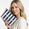 Waterproof Striped Makeup Bag Lightweight Polka Dot Makeup Case PVC Cosmetic Bag  Travel