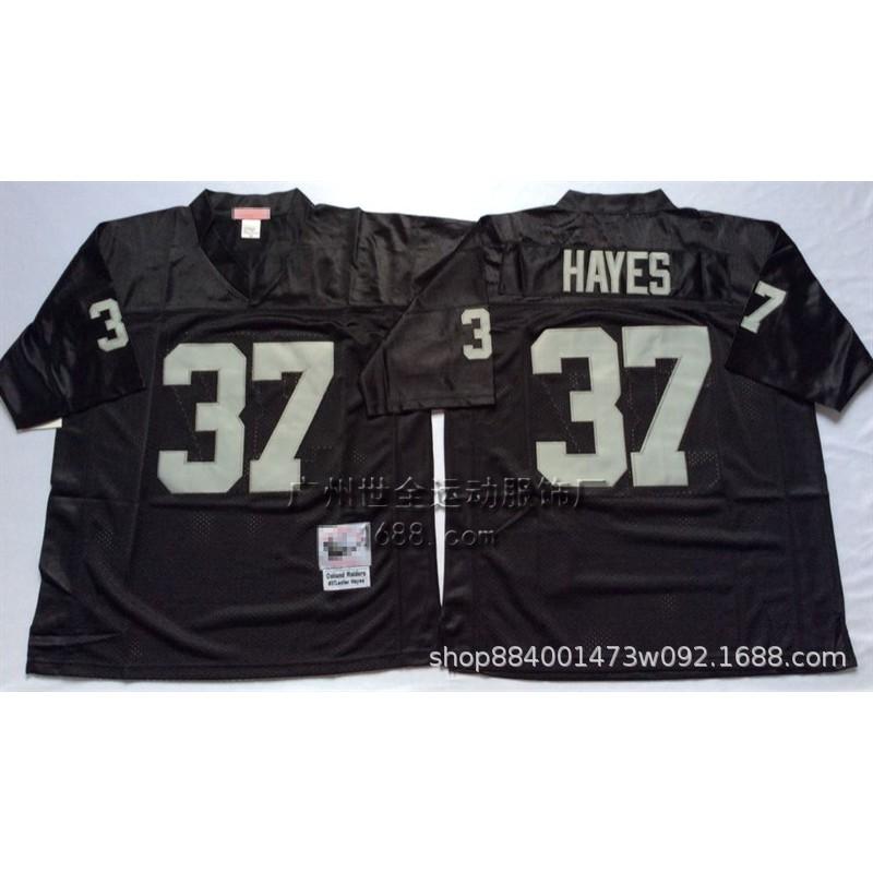 Camiseta de Rugby Retro Equipo Raiders Estilo Vintage Número Bordado 42 Manga Corta Mezcla de Algodón Camiseta Deportiva Hombres Mujeres