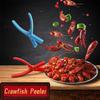 4PCS Crawfish Peeler, Crawfish Shucker,Crawfish Sheller Tool for Peeling Cooked Shrimp Tails,Universal Crayfish Shelling Device,Household Restaurant
