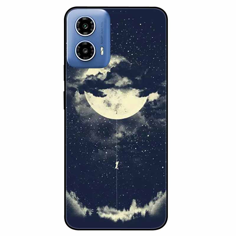 For Moto G34 5G Case G 24 Soft Silicone Fashion Animals TPU Bumper for Motorola Moto G24 G04 Painted Phone Covers Luxury Capa