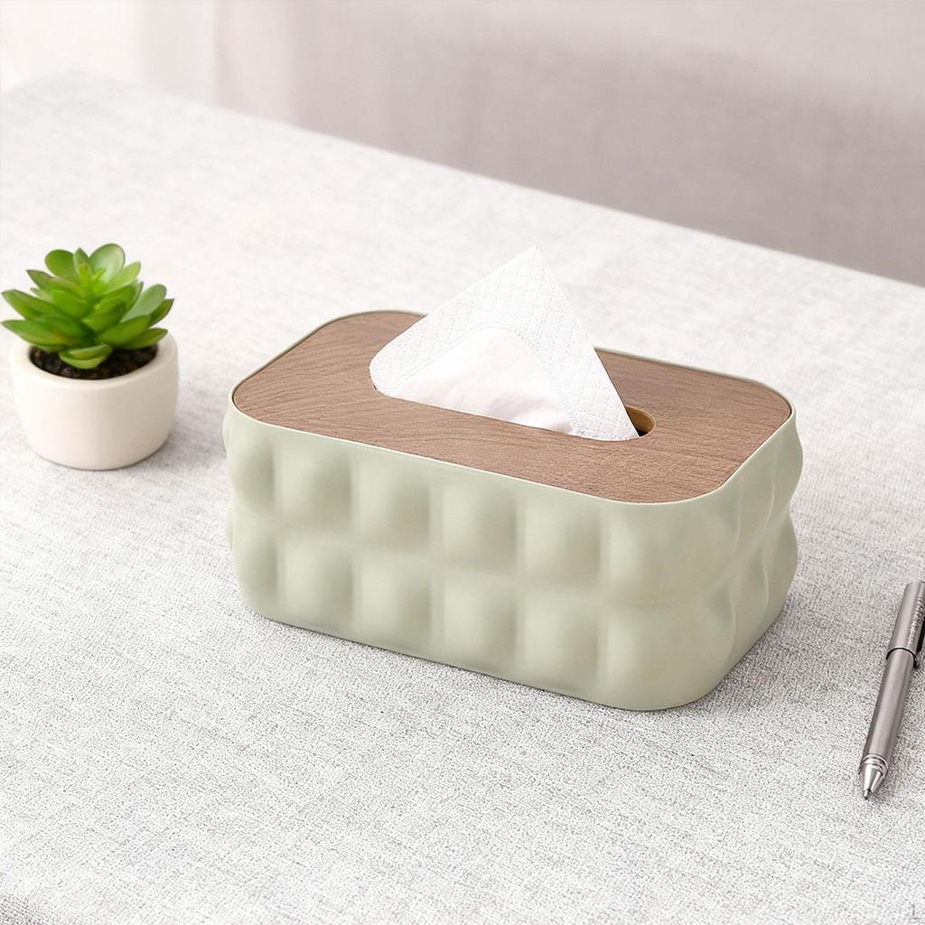 Facial Tissue Box Cover Napkin Paper Holder Case Modern Decoration Organizer Rectangular for