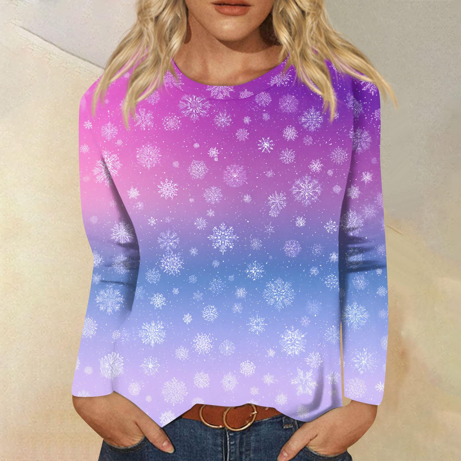 

Женская модная повседневная кофта с длинным рукавом и принтом, с круглым вырезом XL