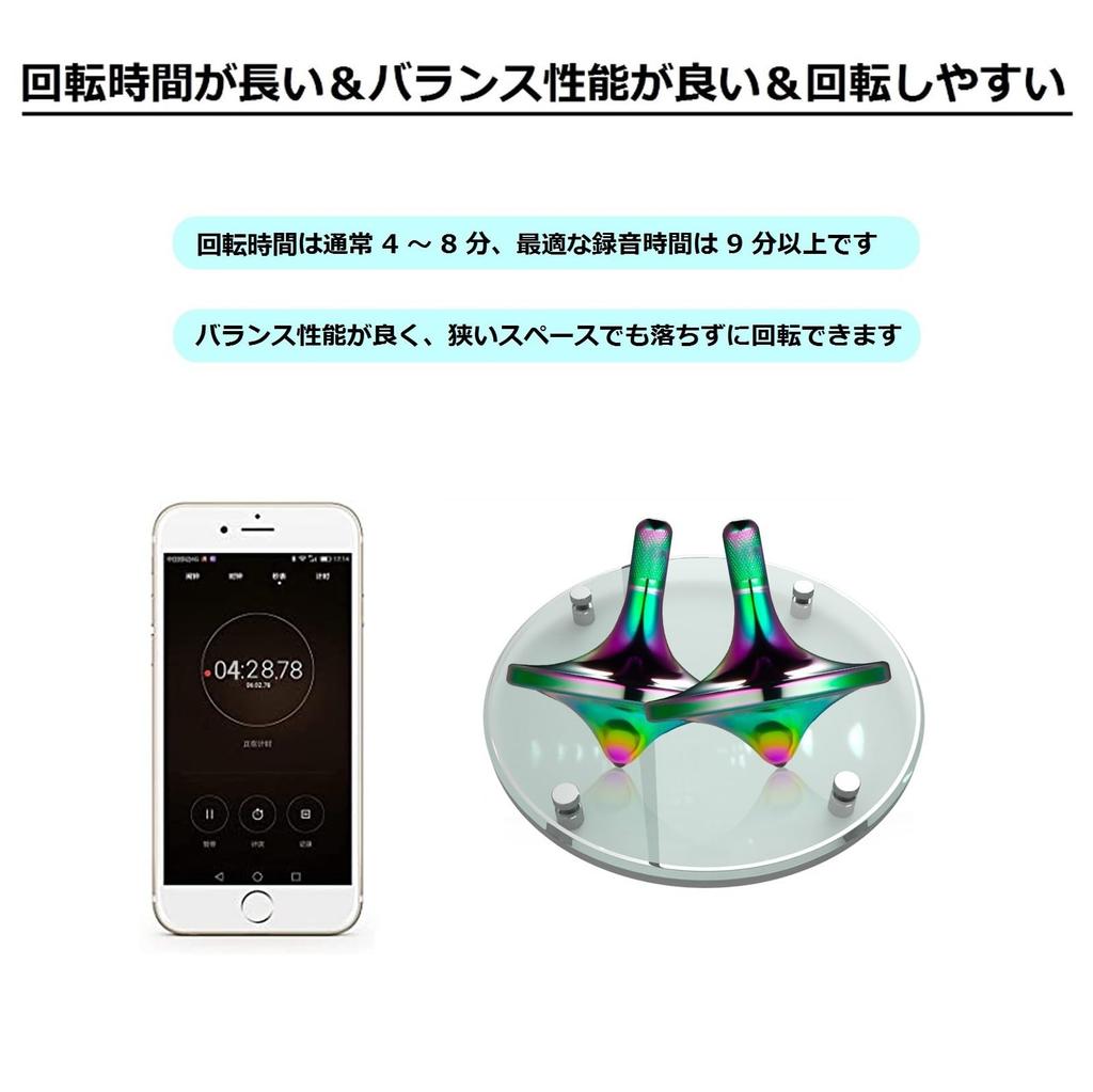 Loqatidis Precision Metal Spinning Smooth Perfect Relieves Stress and EDC Metal Decompression Desktop Gyroscope Toy Top, Long-Lasting Spin, Balance,