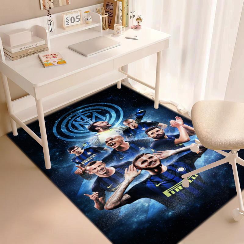 Famous F.C. Internazionale Milano football player Lautaro Martínez carpet is suitable for living room and bedroom office decorative carpet L2