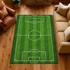 Green Soccer Field Indoor Rug Soft Nonslip Carpet For Living Room Play Area Hallway Home Party Decor Valentine'S Day Gift