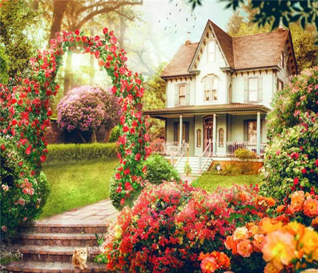 RUOPOTY DIY Frame Oil Painting By Numbers Daisy Flower Acrylic Home Decor On Canvas Wall Art Picture Rose For Living Room