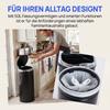 50L Automatic Motion Sensor Rubbish Bin with Fingerprint Resistant, Stainless Steel, Black