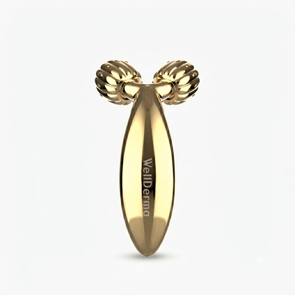WellDerma - Rullo Compatto Lifting Viso - 2 Colori (Oro argento), KCosmetics