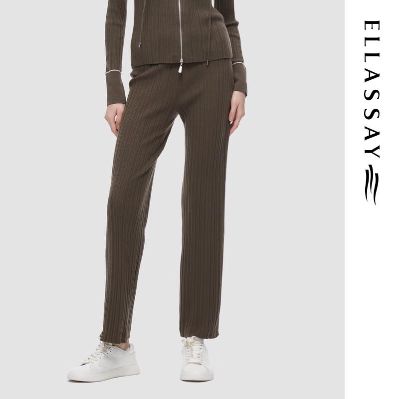 

ELLASSAY Женские трикотажные повседневные брюки из мериносовой шерсти S