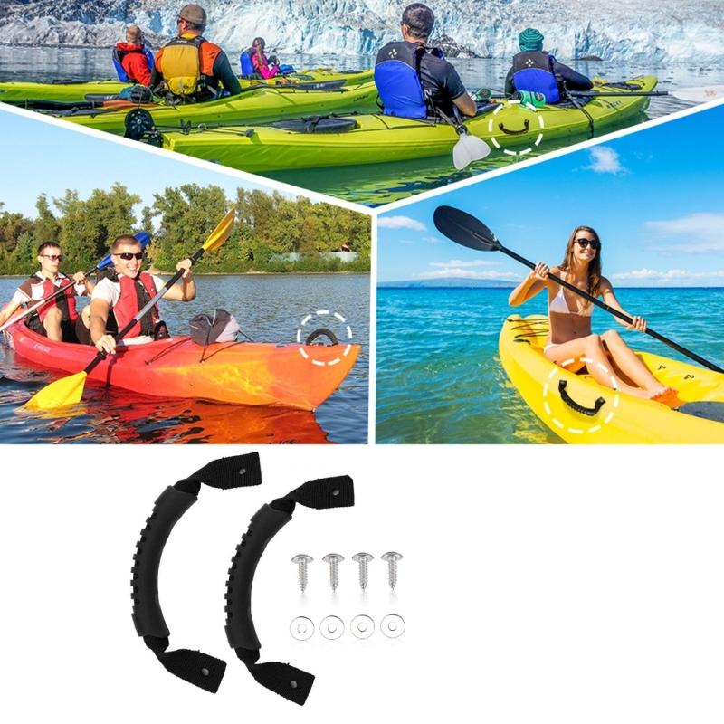 2/4Pcs Universals Canoes Boats Mount Carry Handle Ergonomic Luggage Case Handle for Kayaks Repair Accessories Enduring