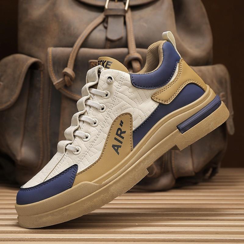 Men's Shoes Spring and Autumn 2025 New Casual Sports Men's Shoes Work Board Shoes Trendy Shoes Platform Trend Versatile Shoes