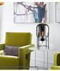 Nordic Industrial Smoky Gray Glass Floor Lamp - Creative Design for Living Room & Bedroom
