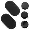 10Pcs Silicone Piggy Bank Stoppers - Oval Bottom Plugs for Kids Safe Bank and DIY Projects - Black Silicone Caps for Money Savings