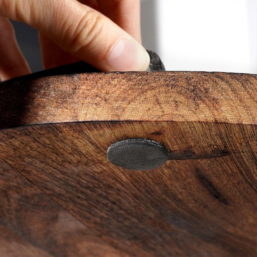 Deska do Serwowania Taca Patera Drewniana na Przekąski Wędliny Sery 39 cm