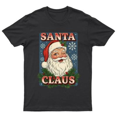 Santa Claus Christmas Holiday T Shirt Retro Funny Unisexs Vintage Vintage Streetwear Breathable Unisex Stretched