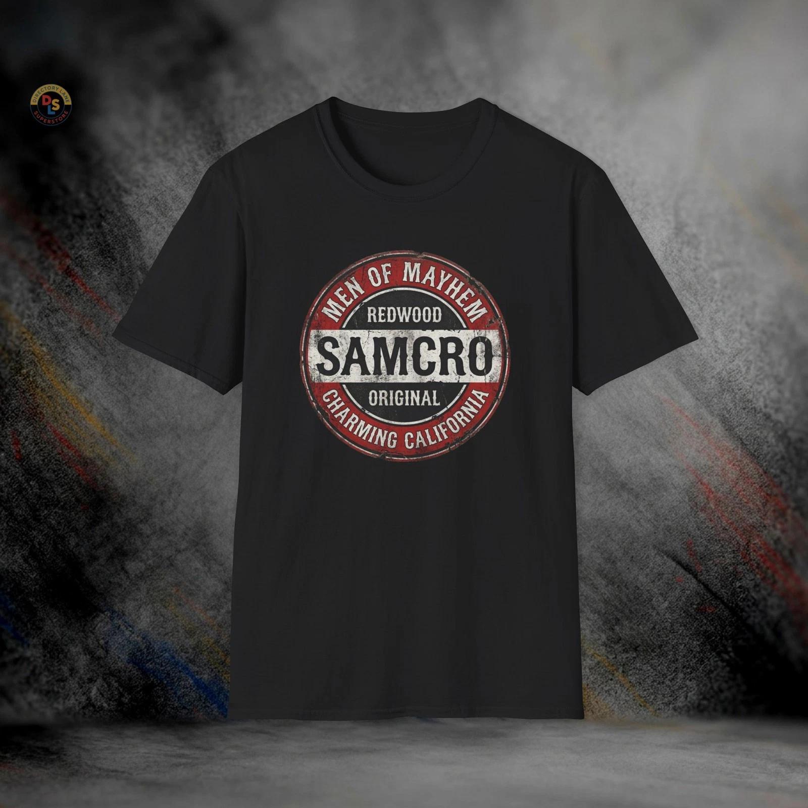 Samcro Redwood Original SOA T-Shirt | Softstyle Tee L