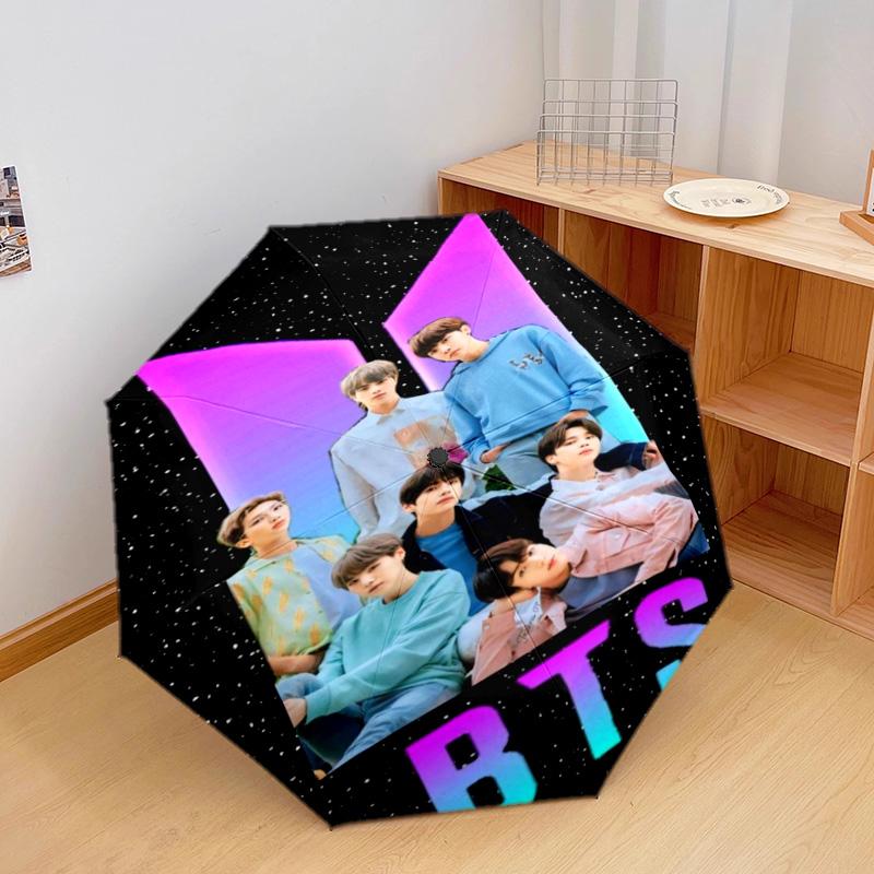 BTS Automatic Umbrella - Suitable Travel Outdoor Portable Umbrella Birthday Gift Daily Essentials