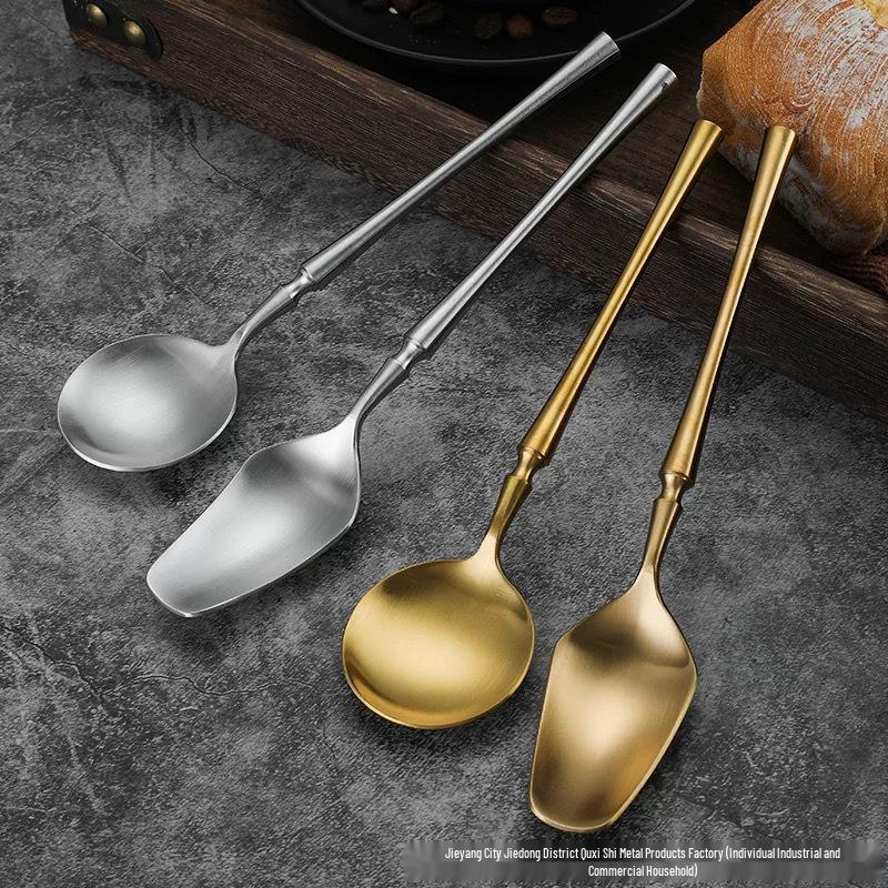 304 Stainless Steel Steak Knife, Fork & Dessert Spoon Set