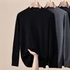 Hengyuanxiang Herren dicker Wollpullover - 100% reine Wolle, Halbhoher Kragen, Herbst/Winter Kollektion 2025