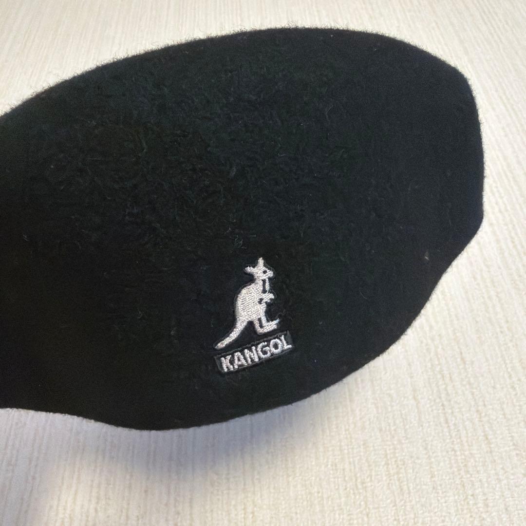 Used KANGOL The Wool 504 Hunting Black M size
