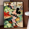 Disney 5D diamond painting set Mickey's Farmer's Market DIY handmade diamond painting art production diamond decorative painting