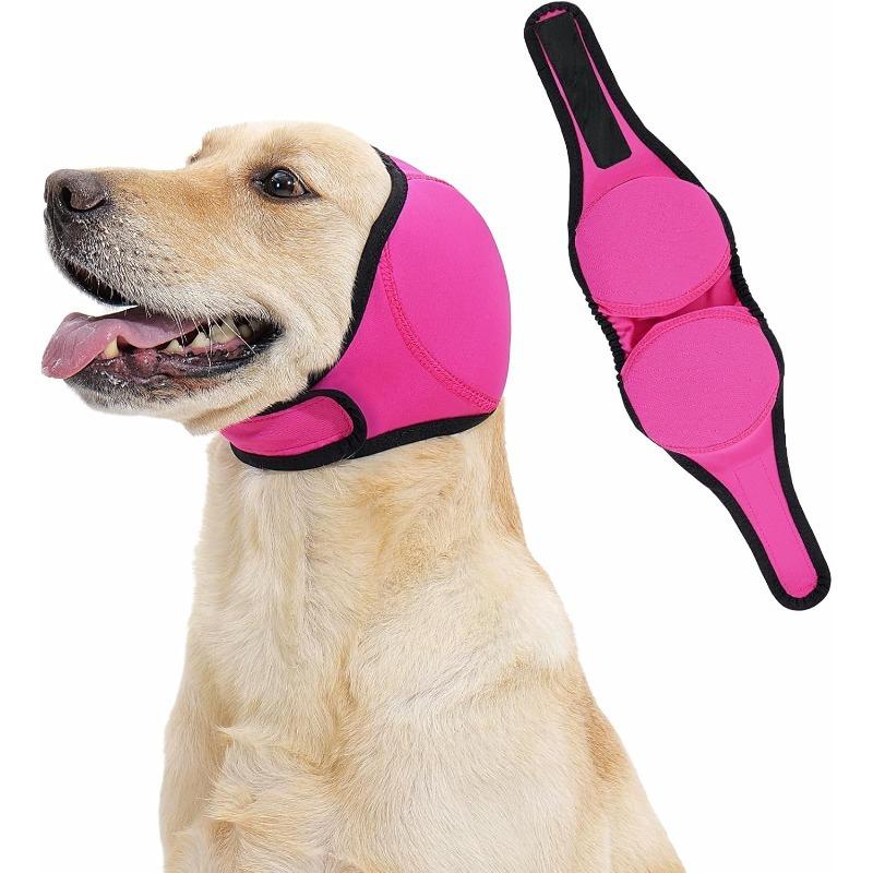 Beauty Waterproof Dog Earmuffs Adjustable Anti Anxiety Ear Protection Device Noise Reducing Pet Earmuffs for Bathing Rain Fireworks and Thunderstorms
