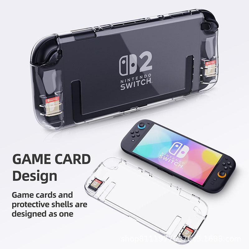 TPU+PC Transparente Schutzhülle für Nintendo Switch 2 Stoßfeste Hülle Schutzhülle Zubehör