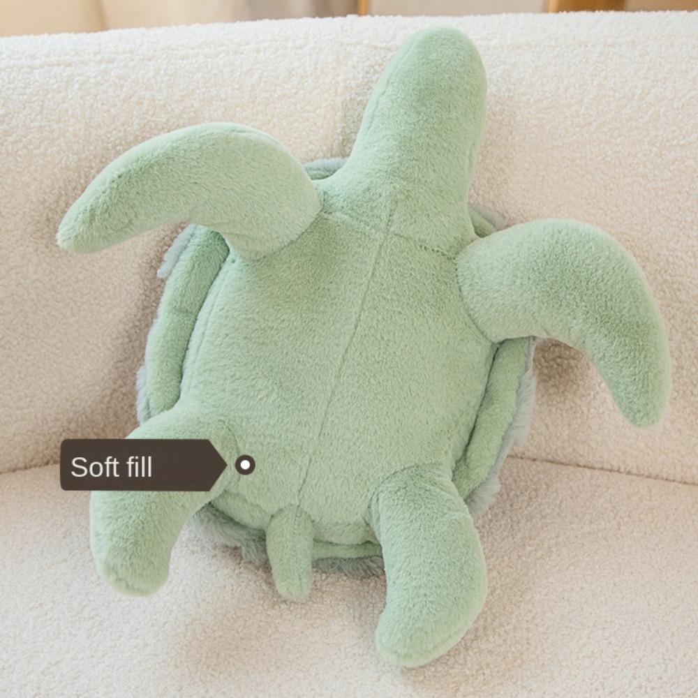 Pink Cute Turtle Stuffed Animals Green Tortoise Pillow Plush Doll Kawaii Sea Turtle Plush Toy  Girl