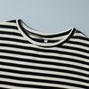 New Striped Long-sleeve 2026 Commuter Slim-fit Round-neck Base Shirt for Women, Casual T-shirt
