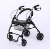 Rollator Walker with Seat & Basket for Elderly Mobility and Shopping