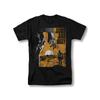Unisexs Retro Printed Tshirt Black Tshirt With Classic Western Film Art Print Breathable Round Neck Short Sleeve