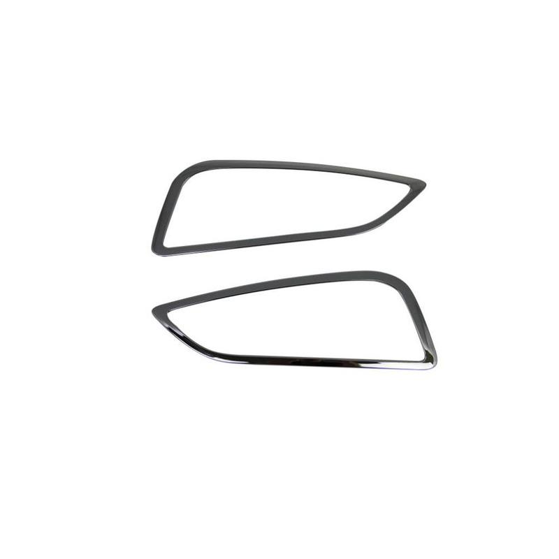 ABS Car Front Fog Light Cover For Hyundai IX35 2010 2011 2012 2013 2014 2015-2017 Decoration Trim Eyebrow Exterior Accessories