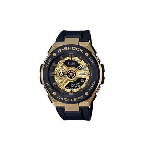 CASIO Men G-STEEL Series Black Watch GST-400G-1A9PR GST-400G-1A9PR Black Gold