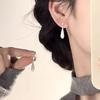 New Chinese Style Brushed Water Droplet Tassel Earrings