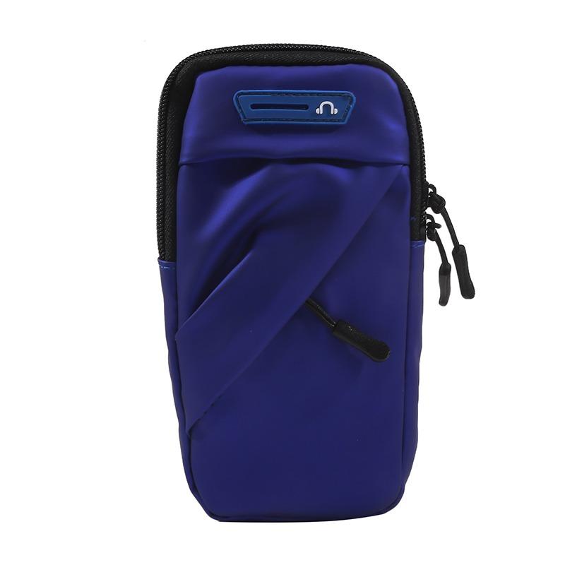 Sportovní pouzdro na paži s držákem na telefon a konektorem pro sluchátka, voděodolné, prodyšné, na běhání, do posilovny, tašky na běhání