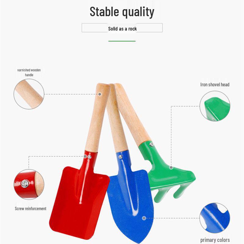 

Детский пляжный набор: Инструменты для копания песка и сбора крабов/моллюсков во время отлива