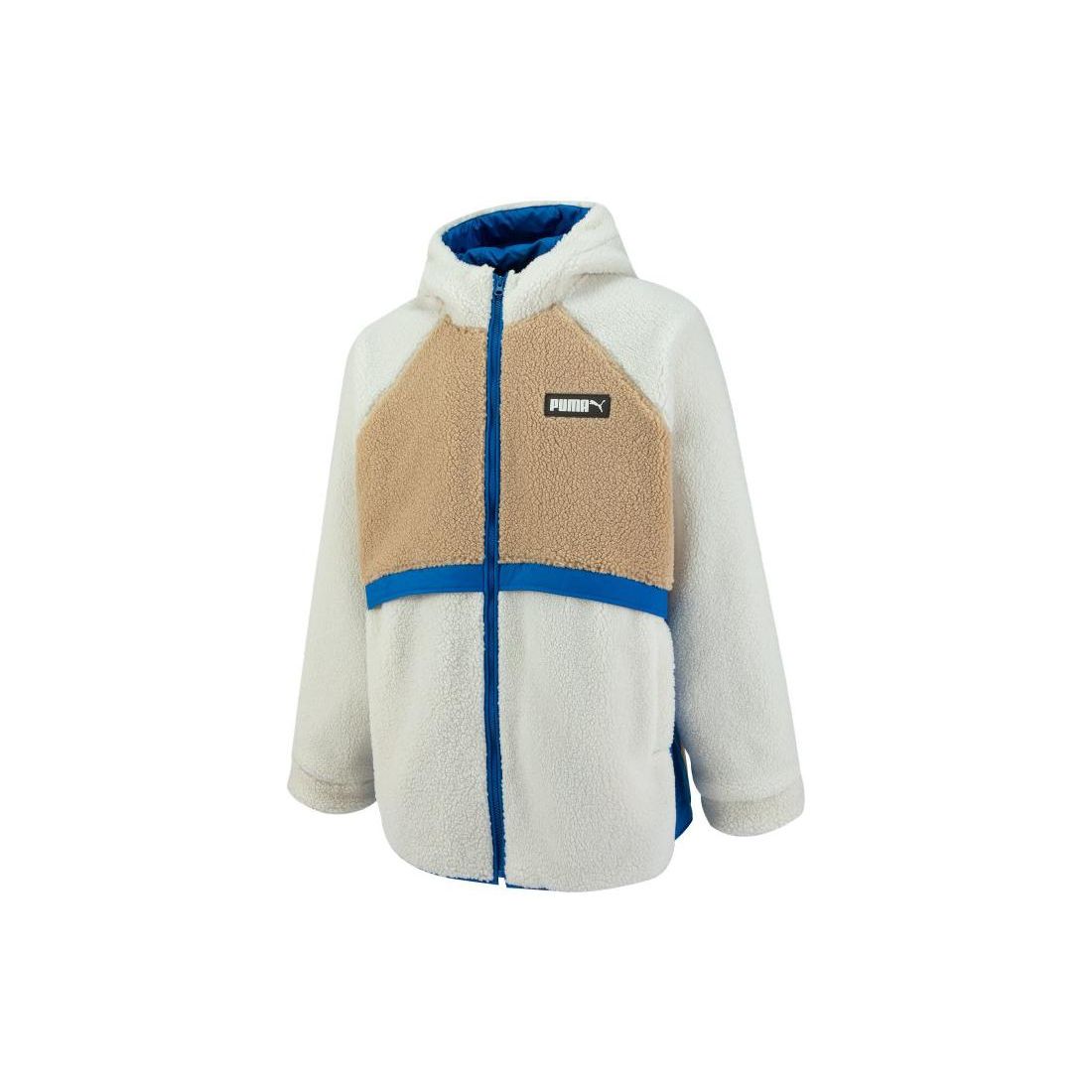 

Puma Куртка на молнии Sherpa с логотипом, унисекс, чисто-белая 539715-65 M